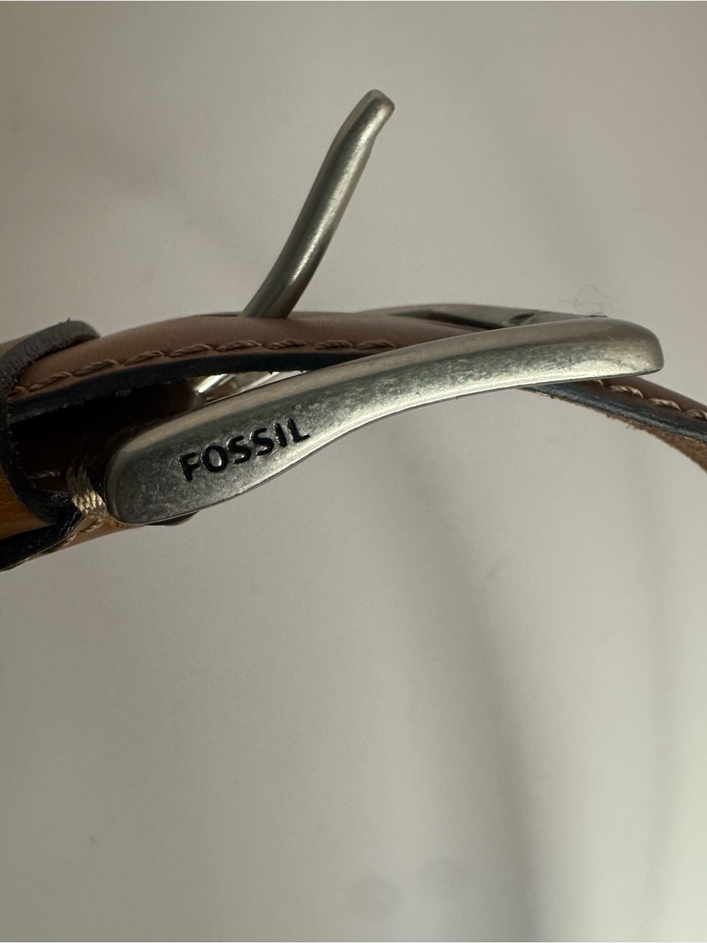 Fossil Aiden Leather Belt Size 85/34 - Picture 5 of 9